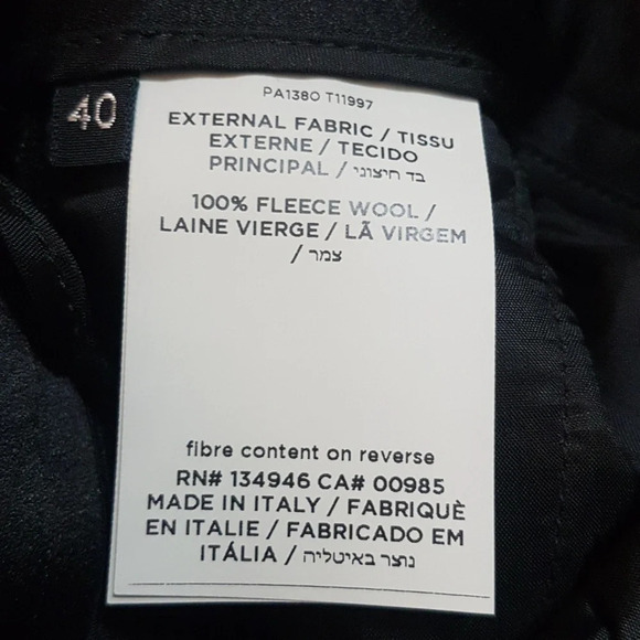 Tom Ford wool/silk crepe dbl pleated  satin trim ladies tuxedo formal pants - Picture 3 of 15